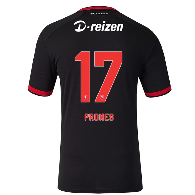 Danxen Damen Rodrigo Promes #17 Rot Weiß Schwarz Auswärtstrikot Trikot 2026/27 T-Shirt Schweiz