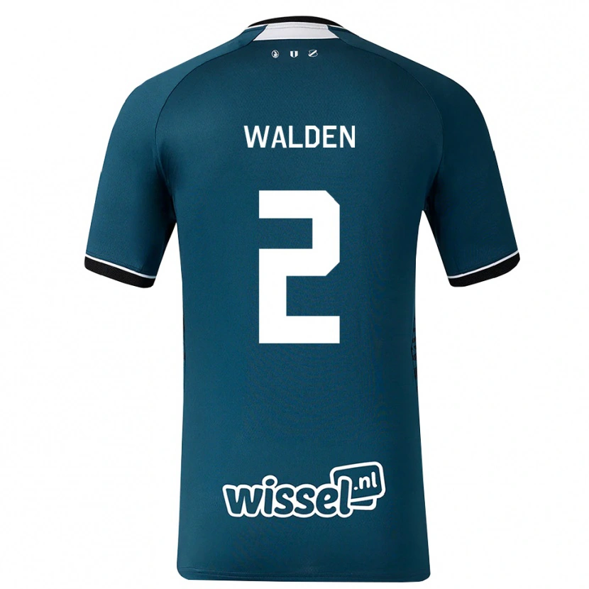 Danxen Damen Jaden Walden #2 Dunkelschiefergrau Weiß Auswärtstrikot Trikot 2026/27 T-Shirt Schweiz