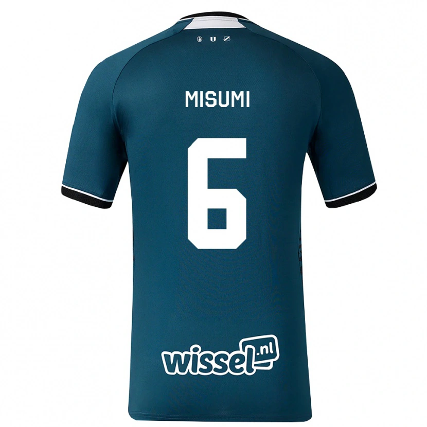 Danxen Damen Noë Misumi #6 Dunkelschiefergrau Weiß Auswärtstrikot Trikot 2026/27 T-Shirt Schweiz