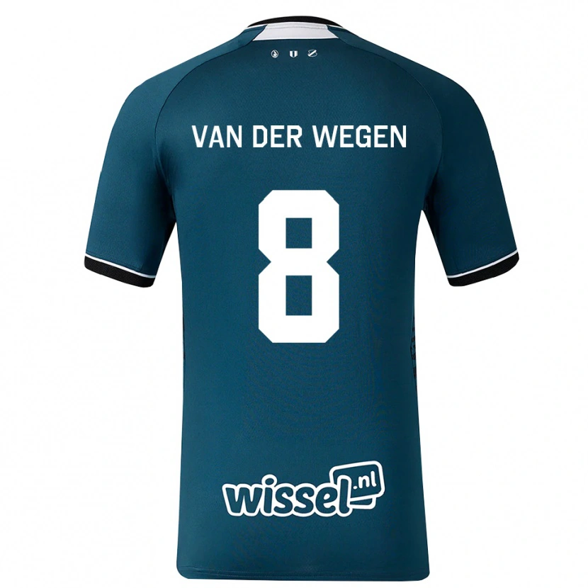 Danxen Damen Sil Van Der Wegen #8 Dunkelschiefergrau Weiß Auswärtstrikot Trikot 2026/27 T-Shirt Schweiz