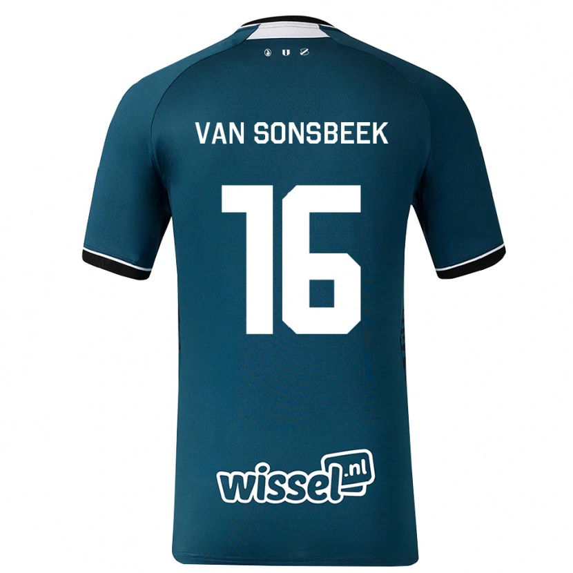 Danxen Damen Quint Van Sonsbeek #16 Dunkelschiefergrau Weiß Auswärtstrikot Trikot 2026/27 T-Shirt Schweiz