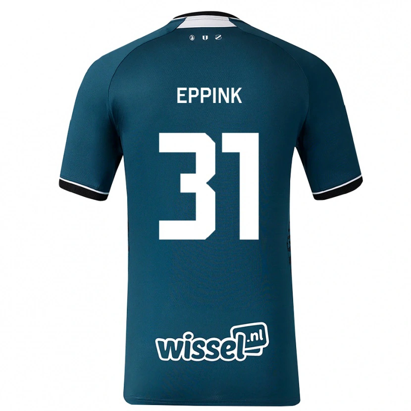 Danxen Damen Mees Eppink #31 Dunkelschiefergrau Weiß Auswärtstrikot Trikot 2026/27 T-Shirt Schweiz
