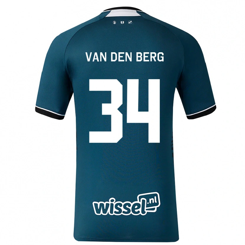 Danxen Damen Davy Van Den Berg #34 Dunkelschiefergrau Weiß Auswärtstrikot Trikot 2026/27 T-Shirt Schweiz