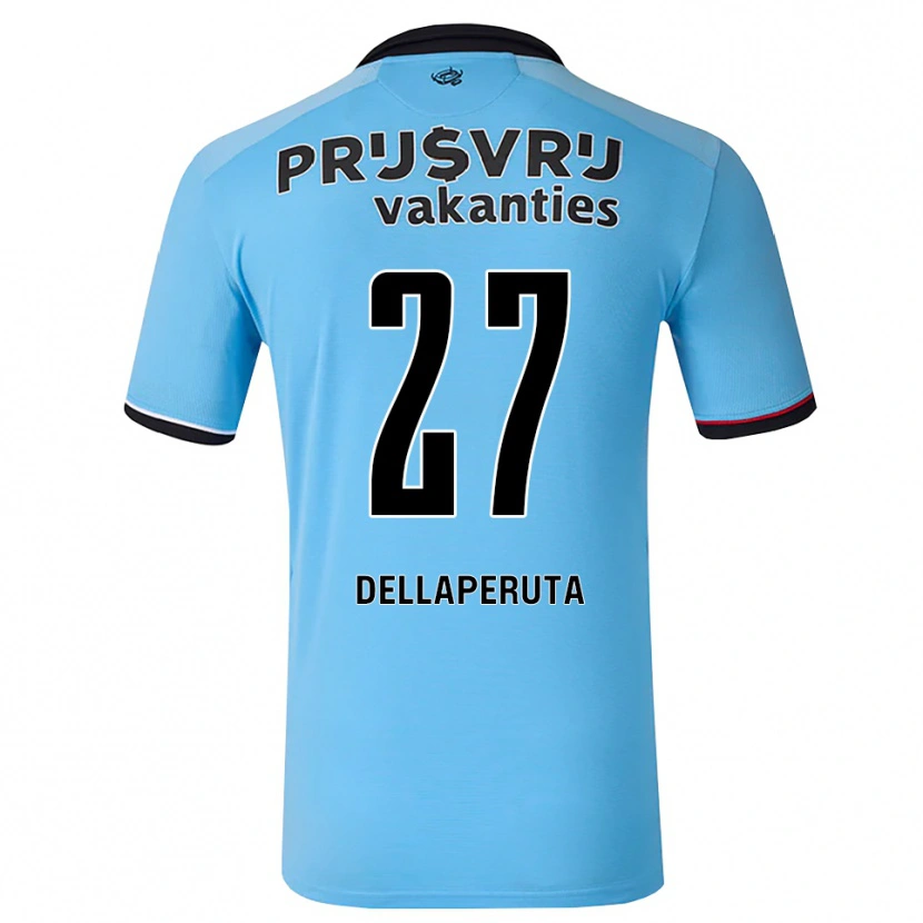 Danxen Damen Talia Dellaperuta #27 Tiefhimmelblau Schwarz Rot Auswärtstrikot Trikot 2026/27 T-Shirt Schweiz