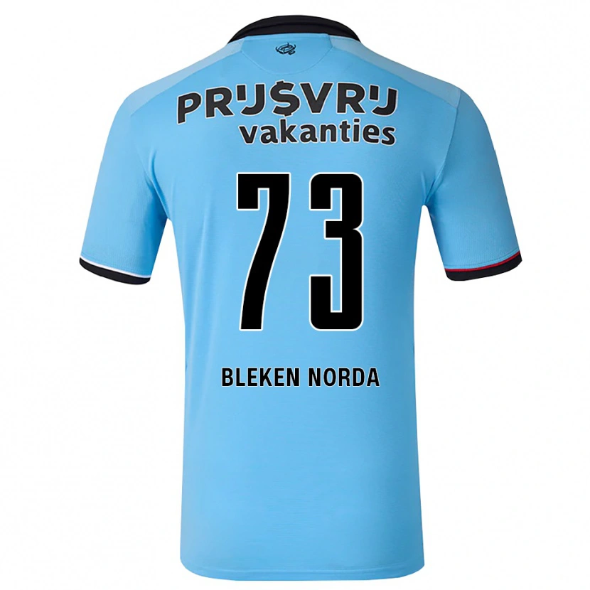 Danxen Damen Haakon Bleken Norda #73 Tiefhimmelblau Schwarz Rot Auswärtstrikot Trikot 2026/27 T-Shirt Schweiz