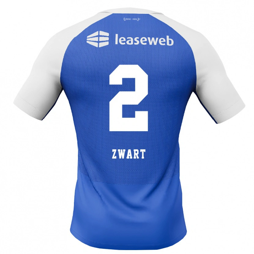 Danxen Damen Jesper Zwart #2 Himmelblau Rot Weiß Auswärtstrikot Trikot 2026/27 T-Shirt Schweiz