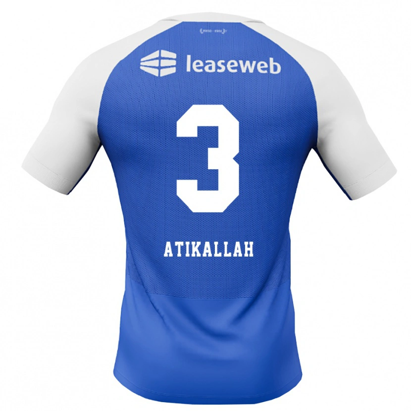 Danxen Damen Rayan Atikallah #3 Himmelblau Rot Weiß Auswärtstrikot Trikot 2026/27 T-Shirt Schweiz