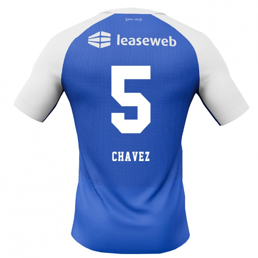 Danxen Damen Mateo Chávez #5 Himmelblau Rot Weiß Auswärtstrikot Trikot 2026/27 T-Shirt Schweiz