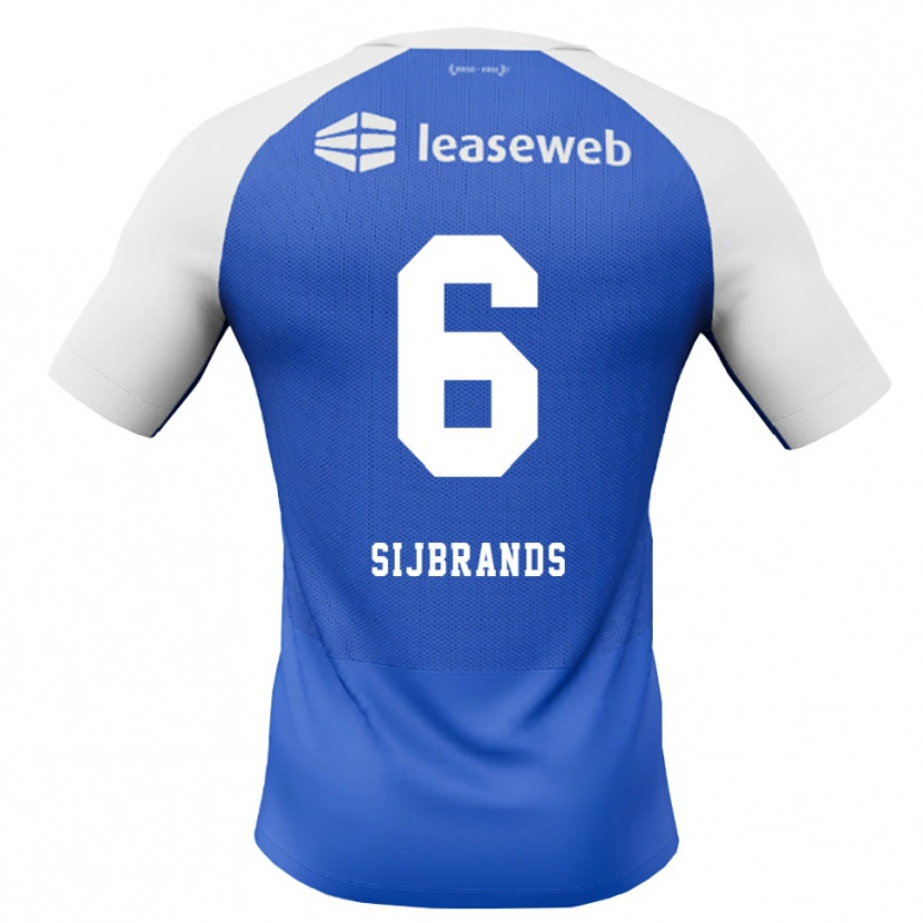 Danxen Damen Julian Sijbrands #6 Himmelblau Rot Weiß Auswärtstrikot Trikot 2026/27 T-Shirt Schweiz