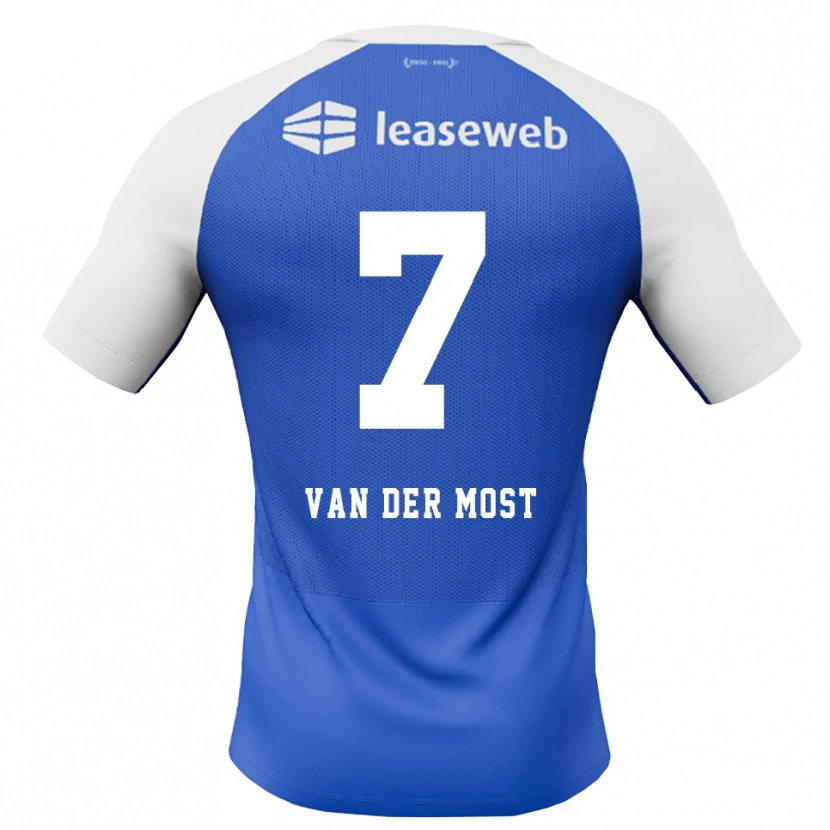 Danxen Damen Veerle Van Der Most #7 Himmelblau Rot Weiß Auswärtstrikot Trikot 2026/27 T-Shirt Schweiz
