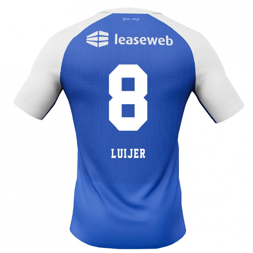 Danxen Damen Rick Luijer #8 Himmelblau Rot Weiß Auswärtstrikot Trikot 2026/27 T-Shirt Schweiz