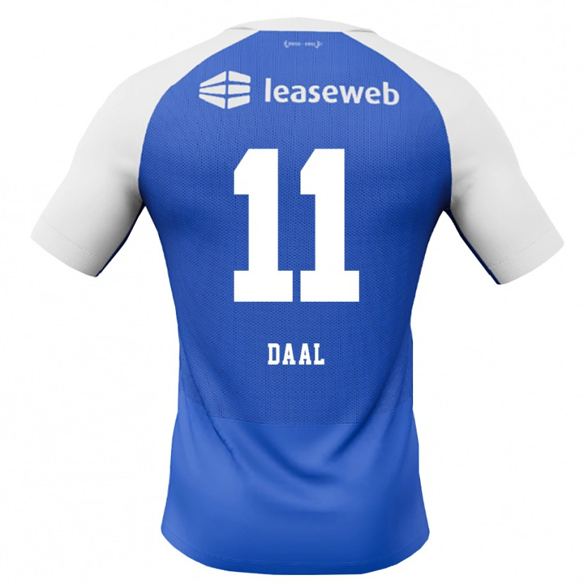 Danxen Damen Ro-Zangelo Daal #11 Himmelblau Rot Weiß Auswärtstrikot Trikot 2026/27 T-Shirt Schweiz