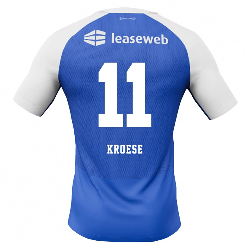 Danxen Damen Fieke Kroese #11 Himmelblau Rot Weiß Auswärtstrikot Trikot 2026/27 T-Shirt Schweiz