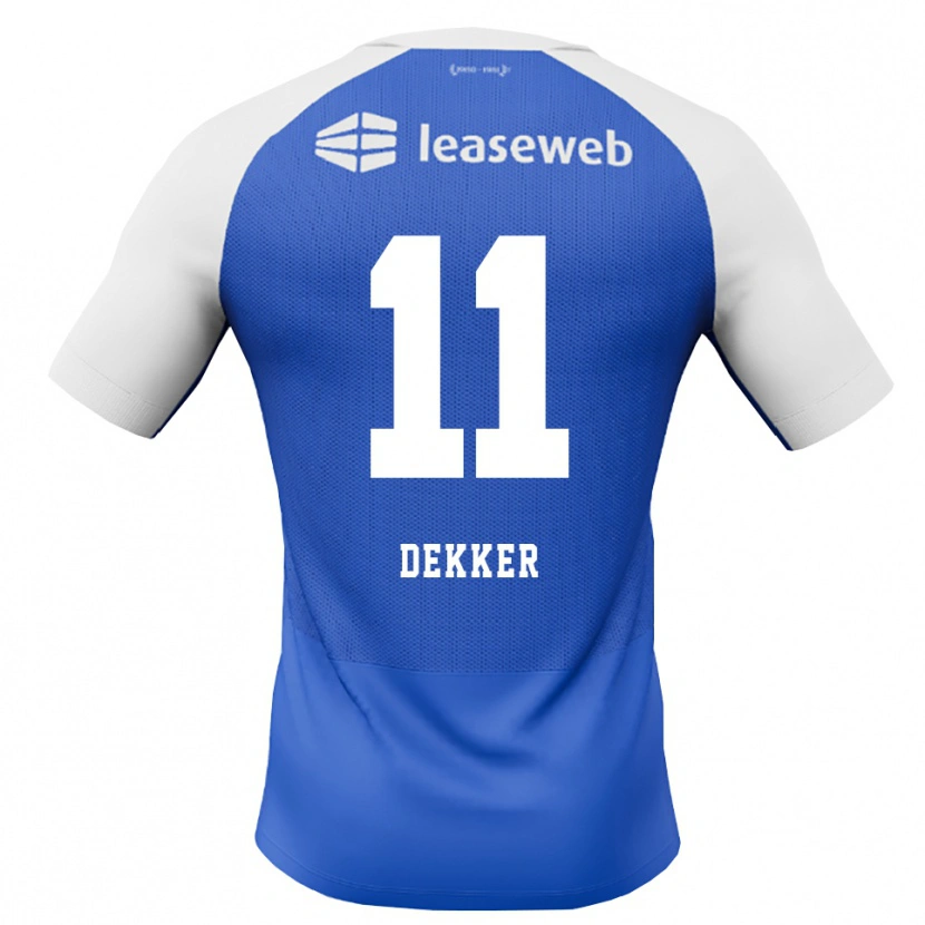 Danxen Damen Isabella Dekker #11 Himmelblau Rot Weiß Auswärtstrikot Trikot 2026/27 T-Shirt Schweiz