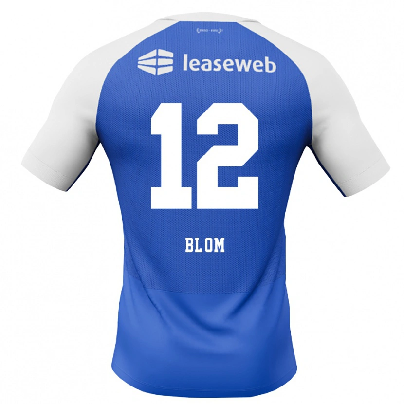 Danxen Damen Robin Blom #12 Himmelblau Rot Weiß Auswärtstrikot Trikot 2026/27 T-Shirt Schweiz