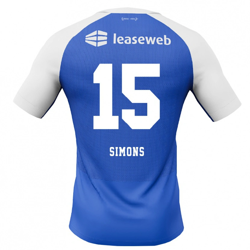 Danxen Damen Saviola Simons #15 Himmelblau Rot Weiß Auswärtstrikot Trikot 2026/27 T-Shirt Schweiz