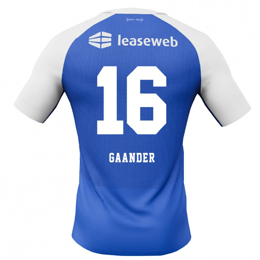 Danxen Damen Christian Gaander #16 Himmelblau Rot Weiß Auswärtstrikot Trikot 2026/27 T-Shirt Schweiz