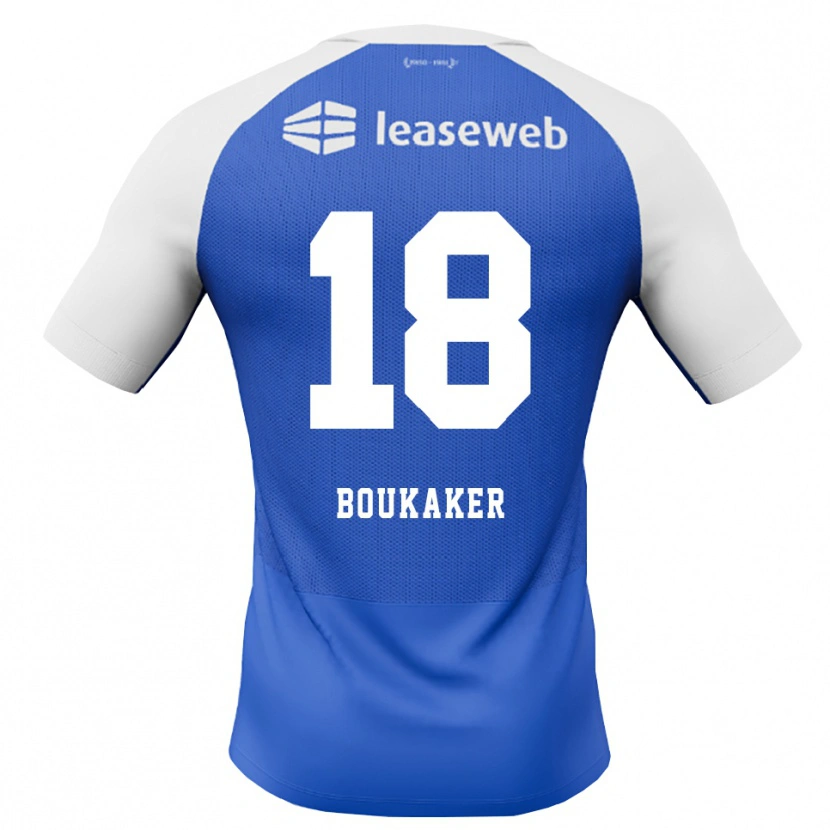 Danxen Damen Romaissa Boukaker #18 Himmelblau Rot Weiß Auswärtstrikot Trikot 2026/27 T-Shirt Schweiz