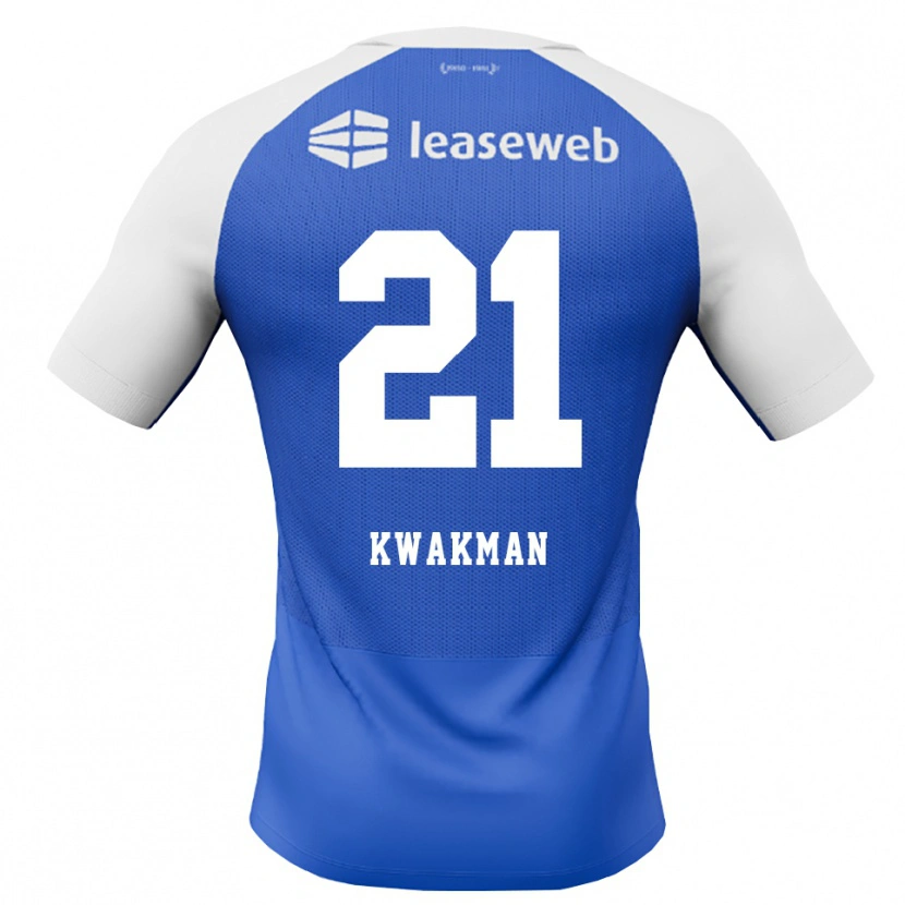 Danxen Damen Dave Kwakman #21 Himmelblau Rot Weiß Auswärtstrikot Trikot 2026/27 T-Shirt Schweiz