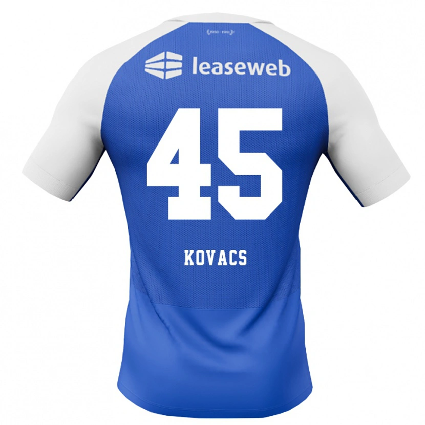 Danxen Damen Bendegúz Kovács #45 Himmelblau Rot Weiß Auswärtstrikot Trikot 2026/27 T-Shirt Schweiz