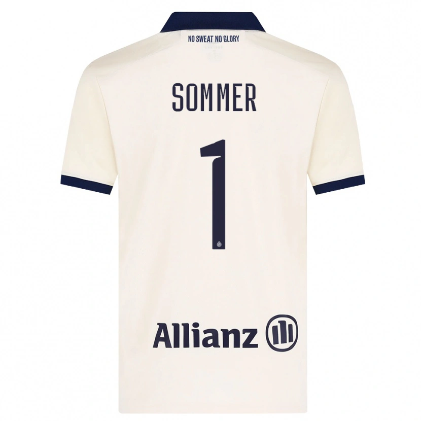 Danxen Damen Yann Sommer #1 Beige Schwarz Auswärtstrikot Trikot 2026/27 T-Shirt Schweiz