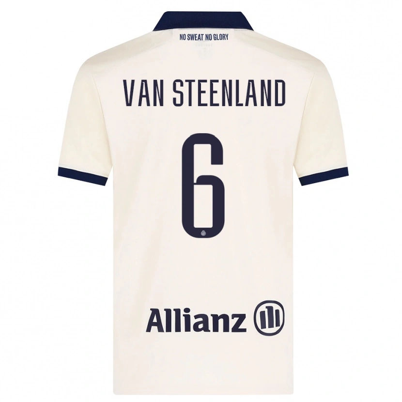 Danxen Damen Gilles Van Steenland #6 Beige Schwarz Auswärtstrikot Trikot 2026/27 T-Shirt Schweiz