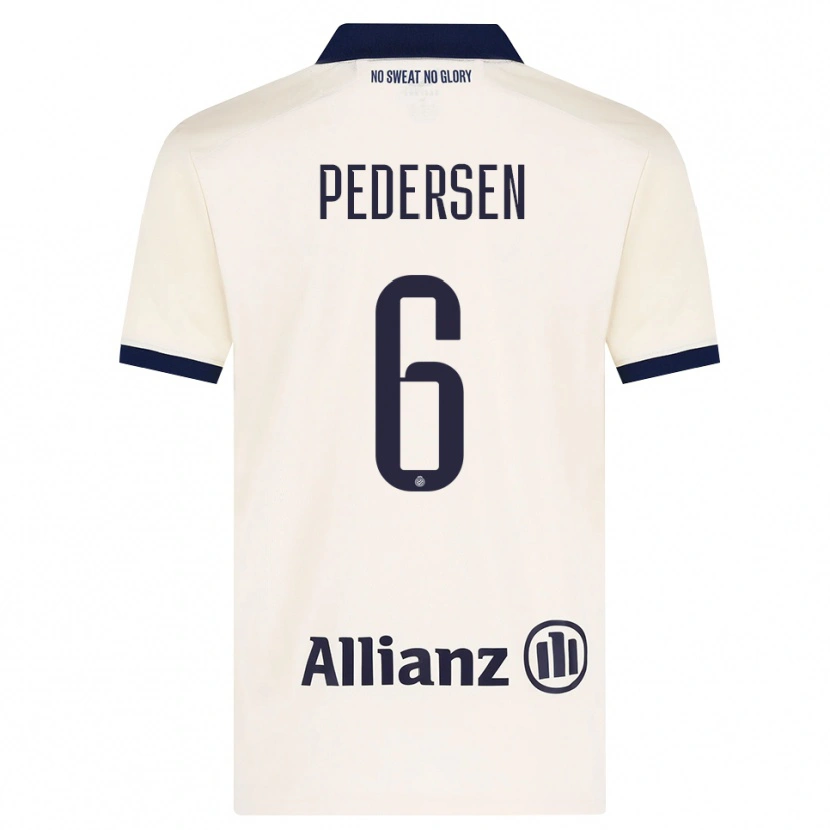 Danxen Damen Lara Pedersen #6 Beige Schwarz Auswärtstrikot Trikot 2026/27 T-Shirt Schweiz