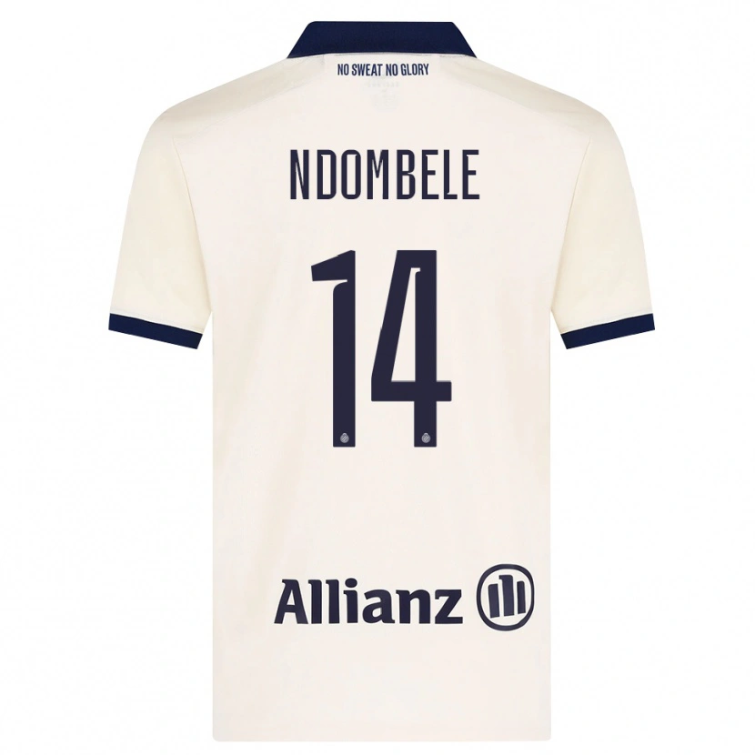 Danxen Damen Don Ndombele #14 Beige Schwarz Auswärtstrikot Trikot 2026/27 T-Shirt Schweiz