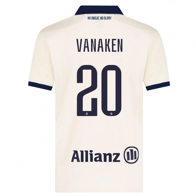 Danxen Damen Hans Vanaken #20 Beige Schwarz Auswärtstrikot Trikot 2026/27 T-Shirt Schweiz