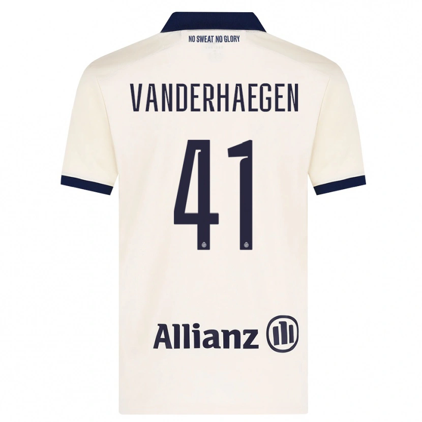 Danxen Damen Lotte Vanderhaegen #41 Beige Schwarz Auswärtstrikot Trikot 2026/27 T-Shirt Schweiz