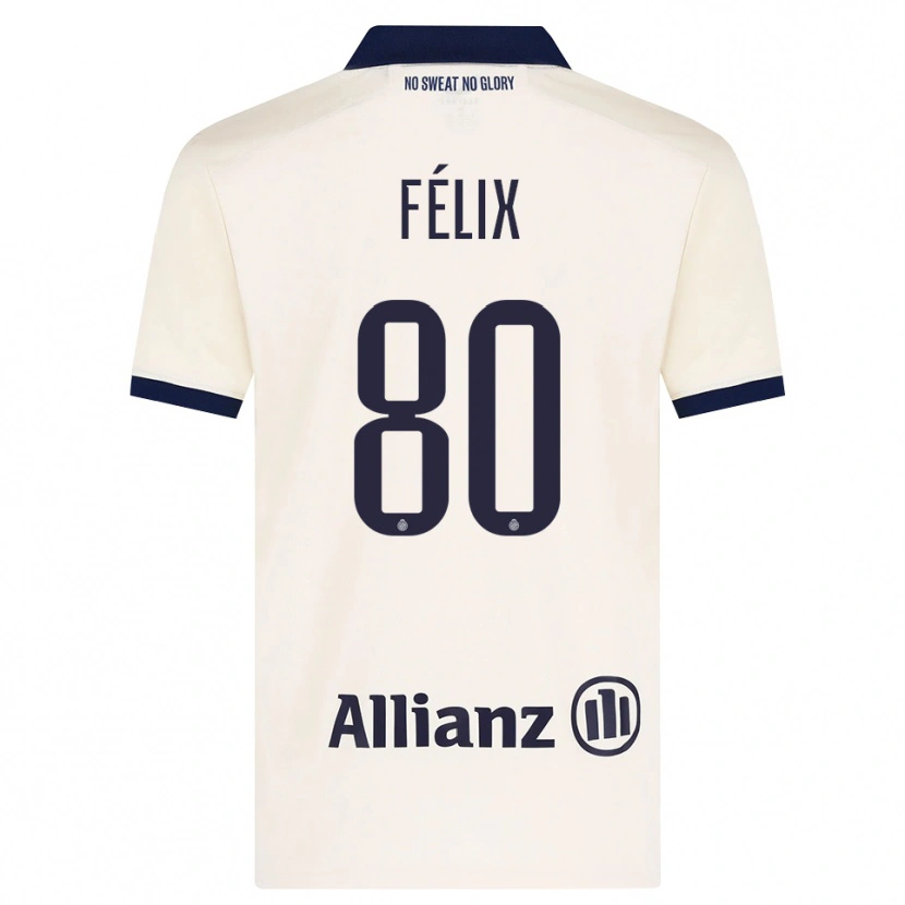 Danxen Damen Félix Lemaréchal #80 Beige Schwarz Auswärtstrikot Trikot 2026/27 T-Shirt Schweiz