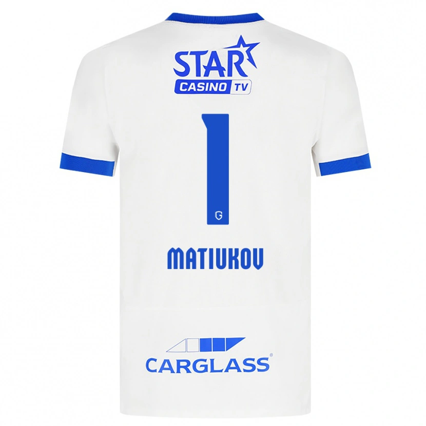Danxen Damen Platon Matiukov #1 Weiß Blau Auswärtstrikot Trikot 2026/27 T-Shirt Schweiz