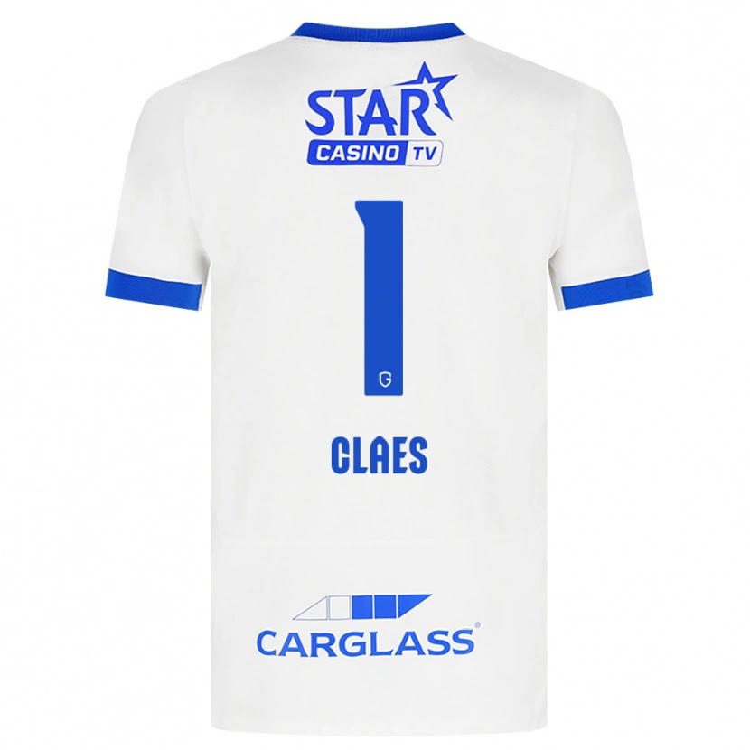 Danxen Damen Mirthe Claes #1 Weiß Blau Auswärtstrikot Trikot 2026/27 T-Shirt Schweiz