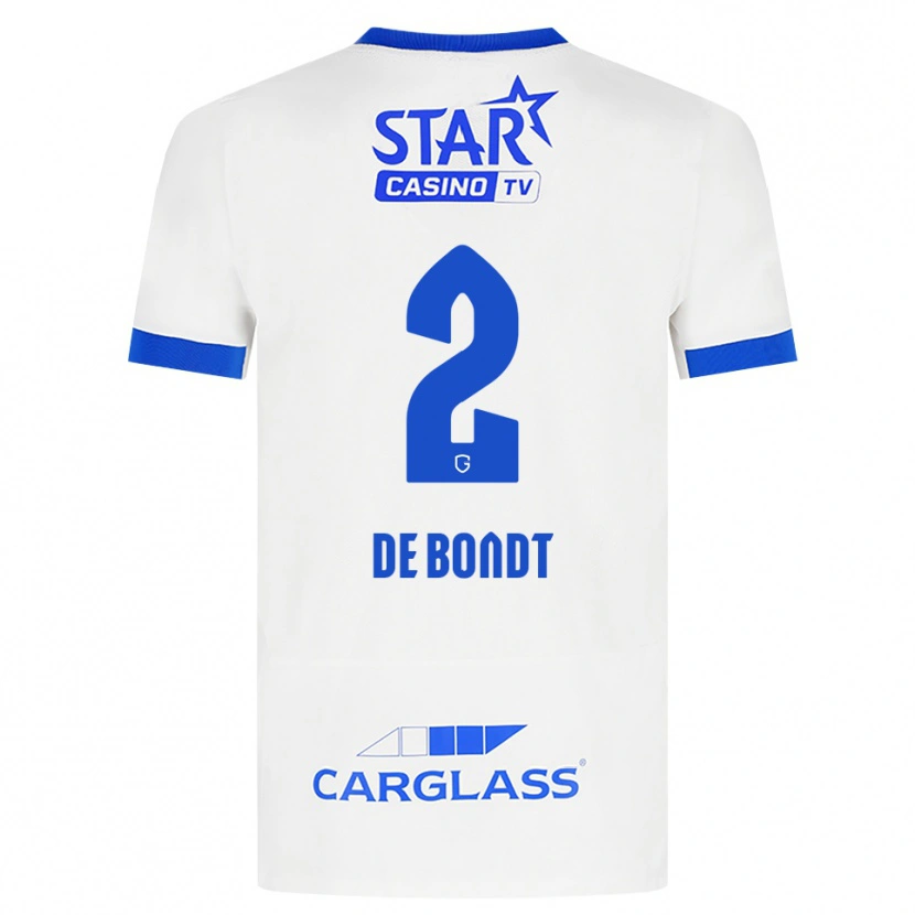 Danxen Damen Marith De Bondt #2 Weiß Blau Auswärtstrikot Trikot 2026/27 T-Shirt Schweiz