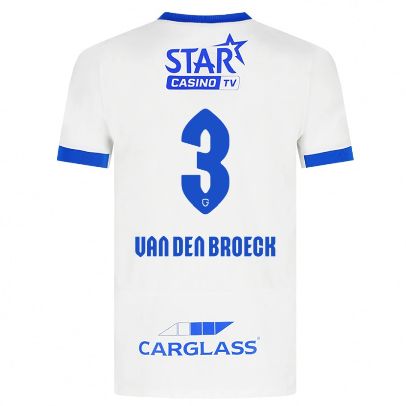 Danxen Damen Kobe Van Den Broeck #3 Weiß Blau Auswärtstrikot Trikot 2026/27 T-Shirt Schweiz