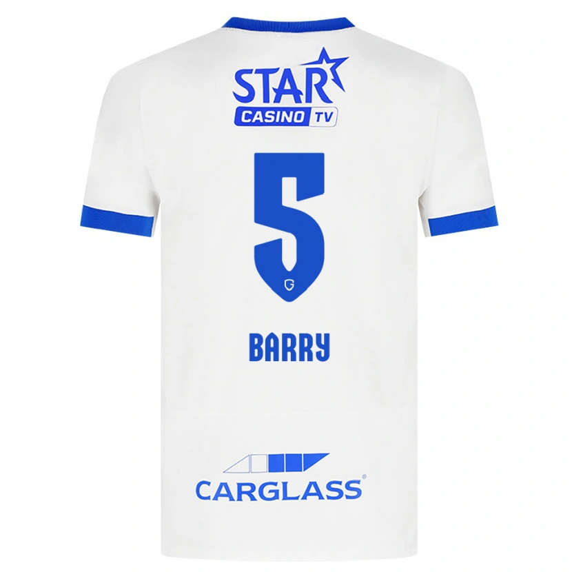 Danxen Damen Alpha Barry #5 Weiß Blau Auswärtstrikot Trikot 2026/27 T-Shirt Schweiz