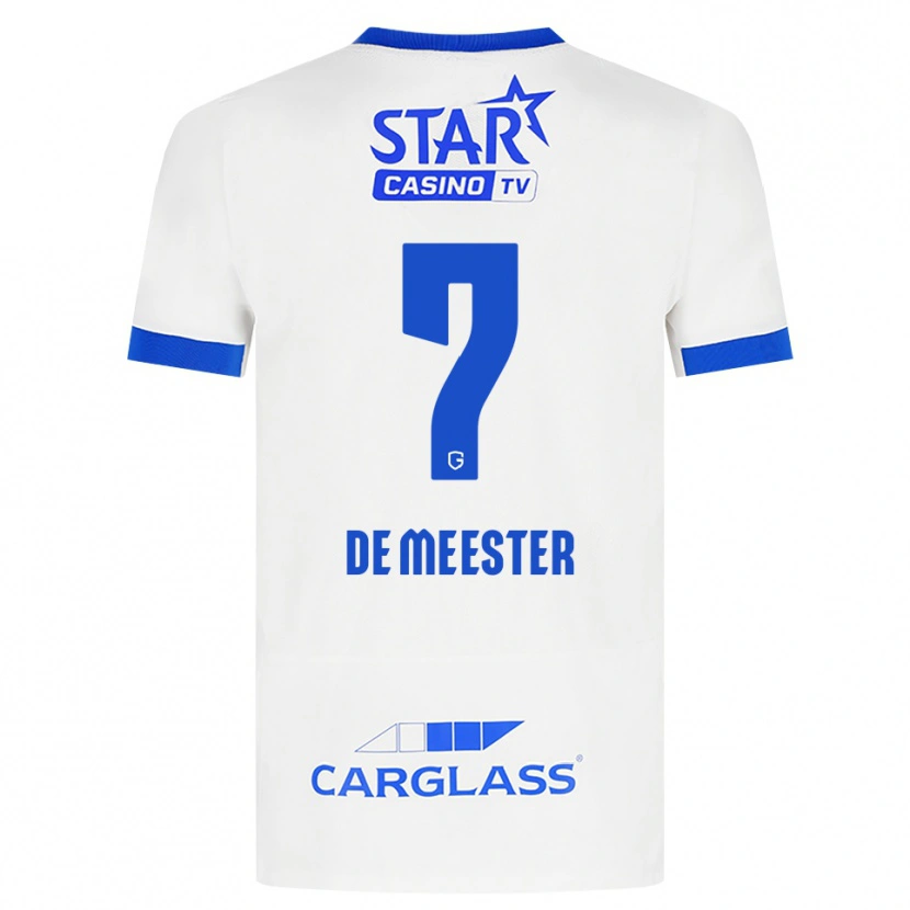 Danxen Damen Thirsa De Meester #7 Weiß Blau Auswärtstrikot Trikot 2026/27 T-Shirt Schweiz