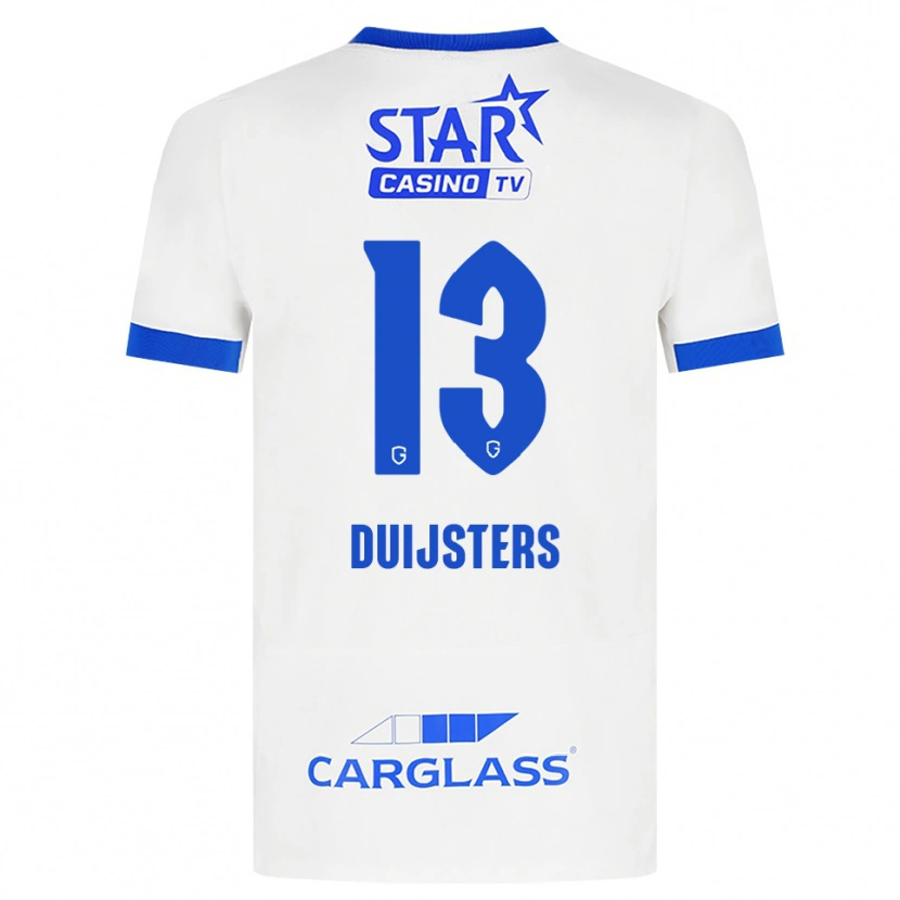 Danxen Damen Gwen Duijsters #13 Weiß Blau Auswärtstrikot Trikot 2026/27 T-Shirt Schweiz