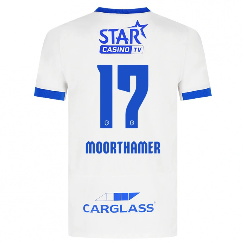 Danxen Damen Tinus Moorthamer #17 Weiß Blau Auswärtstrikot Trikot 2026/27 T-Shirt Schweiz