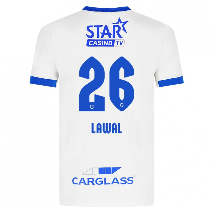 Danxen Damen Tobias Lawal #26 Weiß Blau Auswärtstrikot Trikot 2026/27 T-Shirt Schweiz