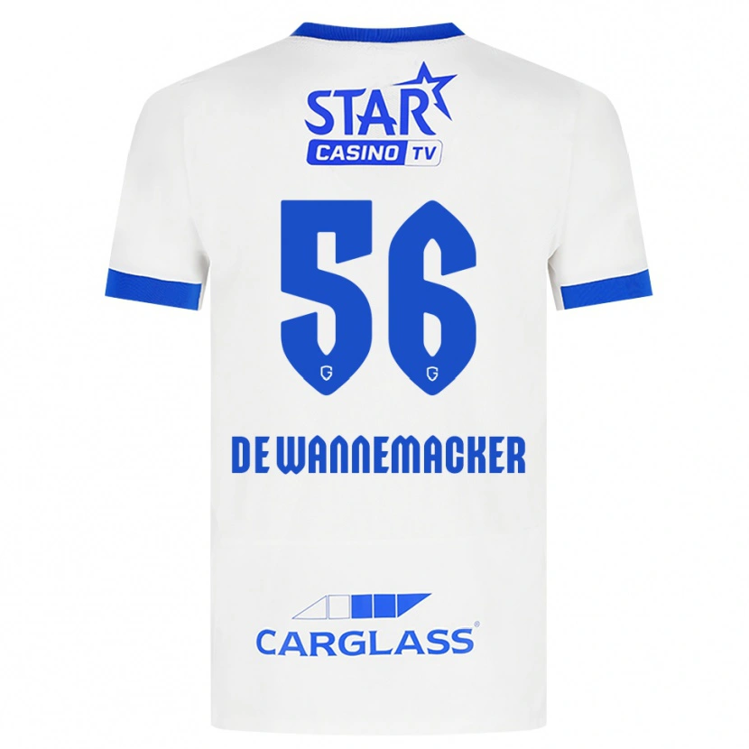 Danxen Damen August De Wannemacker #56 Weiß Blau Auswärtstrikot Trikot 2026/27 T-Shirt Schweiz