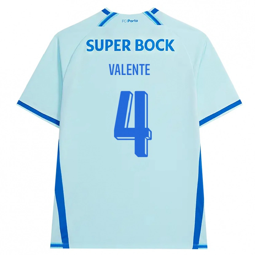 Danxen Damen Salvador Valente #4 Hellcyan Blau Ausweichtrikot Trikot 2026/27 T-Shirt Schweiz