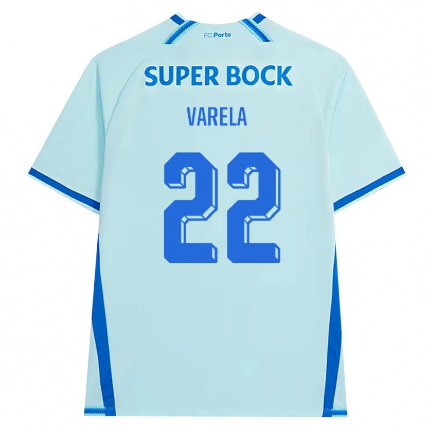 Danxen Damen Alan Varela #22 Hellcyan Blau Ausweichtrikot Trikot 2026/27 T-Shirt Schweiz