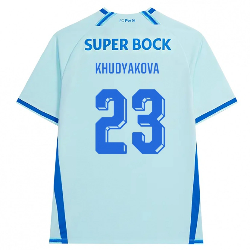 Danxen Damen Verónica Khudyakova #23 Hellcyan Blau Ausweichtrikot Trikot 2026/27 T-Shirt Schweiz