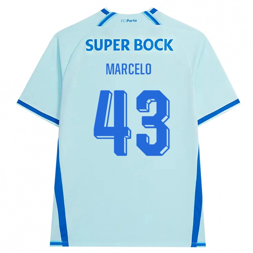 Danxen Damen Joao Marcelo #43 Hellcyan Blau Ausweichtrikot Trikot 2026/27 T-Shirt Schweiz