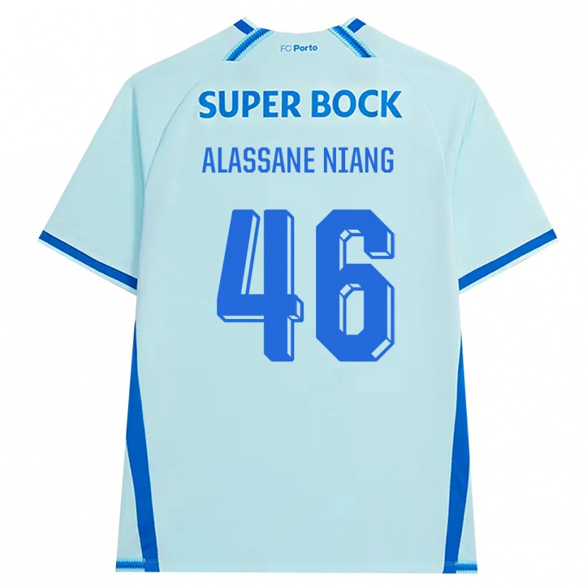 Danxen Damen Mame Alassane Niang #46 Hellcyan Blau Ausweichtrikot Trikot 2026/27 T-Shirt Schweiz