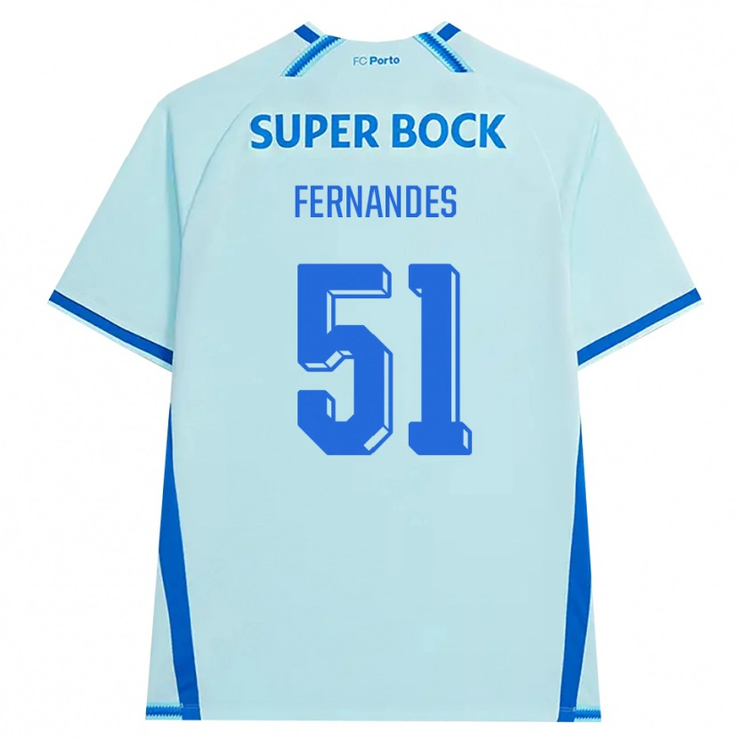 Danxen Damen Diogo Fernandes #51 Hellcyan Blau Ausweichtrikot Trikot 2026/27 T-Shirt Schweiz
