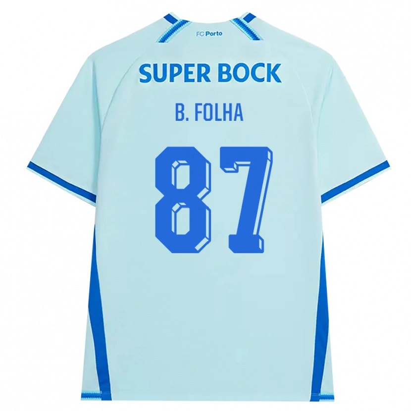 Danxen Damen Bernardo Folha #87 Hellcyan Blau Ausweichtrikot Trikot 2026/27 T-Shirt Schweiz