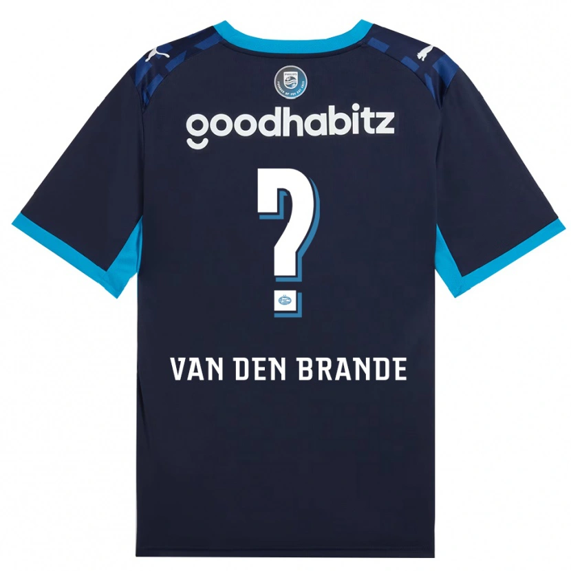 Danxen Damen Daan Van Den Brande #0 Himmelblau Königlichblau Ausweichtrikot Trikot 2026/27 T-Shirt Schweiz