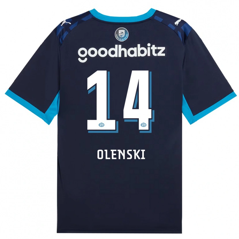 Danxen Damen Rayjen Olenski #14 Himmelblau Königlichblau Ausweichtrikot Trikot 2026/27 T-Shirt Schweiz